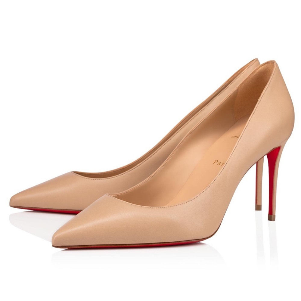 Christian Louboutin Kate 85mm leather nude 1